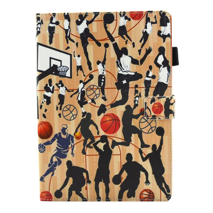 For iPad Pro 10.5 inch Basketball Sports Pattern Horizontal Flip Leather Protective Case with Holder & Card Slots & Sleep-garmade.com