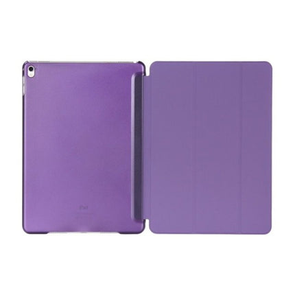 Pure Color Merge Horizontal Flip Leather Case for iPad Pro 10.5 Inch / iPad Air (2019), with Holder (Purple)-garmade.com