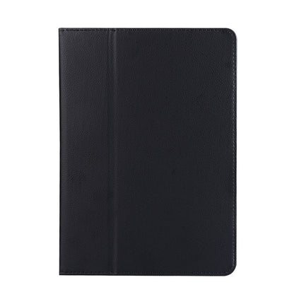 For iPad Pro 10.5 inch Litchi Texture 2-fold Horizontal Flip Leather Case with Holder(Black)-garmade.com