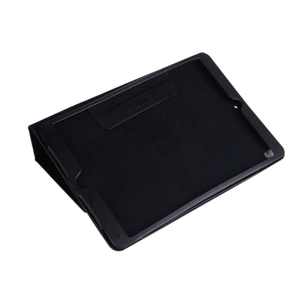 For iPad Pro 10.5 inch Litchi Texture 2-fold Horizontal Flip Leather Case with Holder(Black)-garmade.com