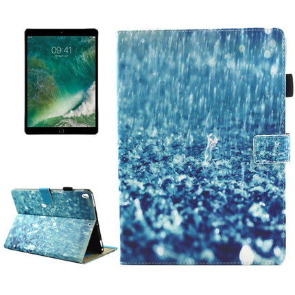 For iPad Pro 10.5 inch Raindrop Pattern Horizontal Flip Leather Protective Case with Holder & Card Slots & Wallet & Pen Slot &Sleep / Wake-up-garmade.com