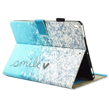 For iPad Pro 10.5 inch Smile Pattern Horizontal Flip Leather Protective Case with Holder & Card Slots & Wallet & Pen Slot &Sleep / Wake-up-garmade.com