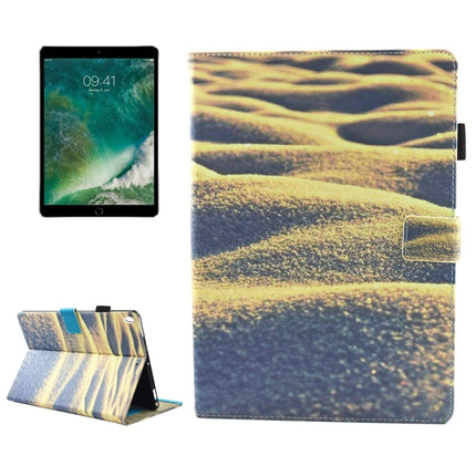 For iPad Pro 10.5 inch Desert Pattern Horizontal Flip Leather Protective Case with Holder & Card Slots & Wallet & Pen Slot &Sleep / Wake-up-garmade.com