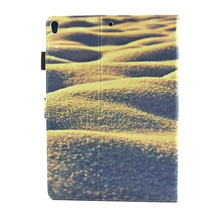 For iPad Pro 10.5 inch Desert Pattern Horizontal Flip Leather Protective Case with Holder & Card Slots & Wallet & Pen Slot &Sleep / Wake-up-garmade.com