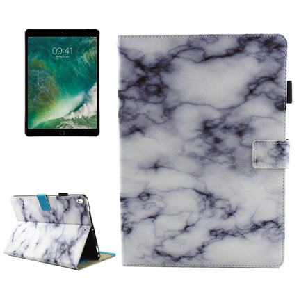 For iPad Pro 10.5 inch Black and White Marble Pattern Horizontal Flip Leather Protective Case with Holder & Card Slots & Wallet & Pen Slot &Sleep / Wake-up-garmade.com