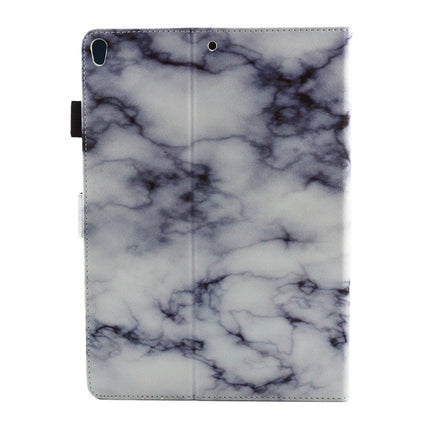 For iPad Pro 10.5 inch Black and White Marble Pattern Horizontal Flip Leather Protective Case with Holder & Card Slots & Wallet & Pen Slot &Sleep / Wake-up-garmade.com