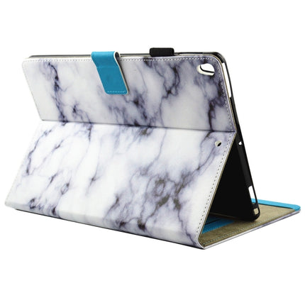 For iPad Pro 10.5 inch Black and White Marble Pattern Horizontal Flip Leather Protective Case with Holder & Card Slots & Wallet & Pen Slot &Sleep / Wake-up-garmade.com