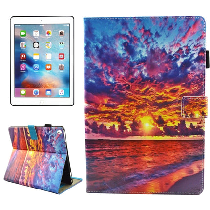 For iPad Pro 10.5 inch Sunset Landscape Pattern Horizontal Flip Leather Protective Case with Holder & Card Slots & Wallet & Pen Slot &Sleep / Wake-up-garmade.com