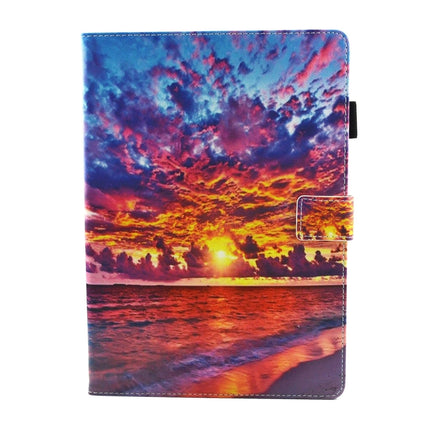 For iPad Pro 10.5 inch Sunset Landscape Pattern Horizontal Flip Leather Protective Case with Holder & Card Slots & Wallet & Pen Slot &Sleep / Wake-up-garmade.com