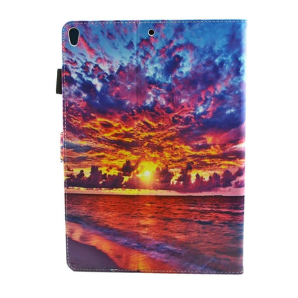 For iPad Pro 10.5 inch Sunset Landscape Pattern Horizontal Flip Leather Protective Case with Holder & Card Slots & Wallet & Pen Slot &Sleep / Wake-up-garmade.com