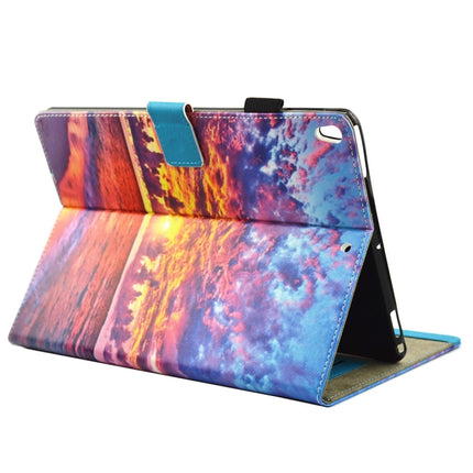 For iPad Pro 10.5 inch Sunset Landscape Pattern Horizontal Flip Leather Protective Case with Holder & Card Slots & Wallet & Pen Slot &Sleep / Wake-up-garmade.com