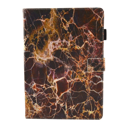 For iPad Pro 10.5 inch Brown Marble Pattern Horizontal Flip Leather Protective Case with Holder & Card Slots & Wallet & Pen Slot &Sleep / Wake-up-garmade.com