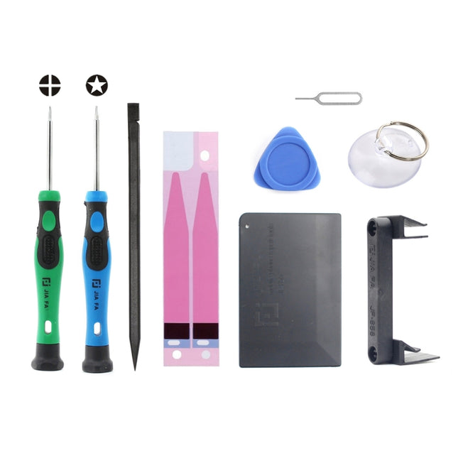 JIAFA JF-8157 9 in 1 Battery Repair Tool Set for iPhone SE & 5s & 5c & 5-garmade.com