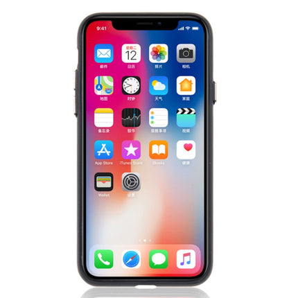 For iPhone X / XS Shimmering Powder PC Protective Back Cover Hard Case (White)-garmade.com