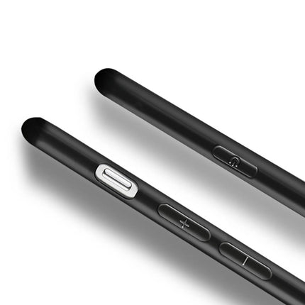 MOFI for iPhone X Anti-slip Full Coverage PC + TPU + Cloth Protective Back Cover Case(Black)-garmade.com