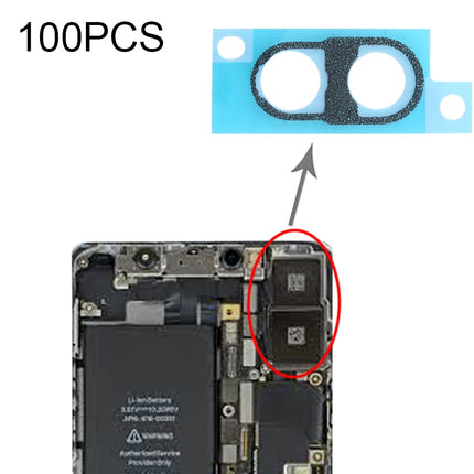 100 PCS Back Camera Sponge Foam Slice Pads for iPhone X-garmade.com