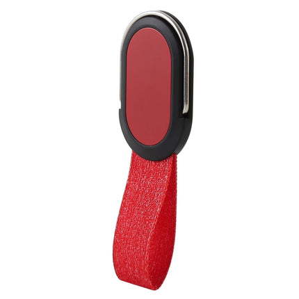 CPS-016 Universal Finger Strap Grip Self Holder Mobile Phone Stand(Red)-garmade.com