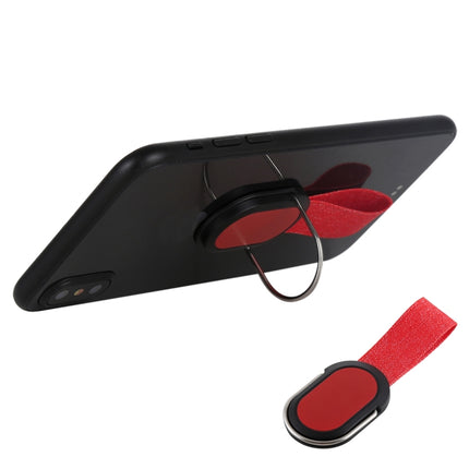 CPS-016 Universal Finger Strap Grip Self Holder Mobile Phone Stand(Red)-garmade.com