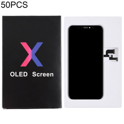 50 PCS Cardboard Packaging Black Box for iPhone X LCD Screen and Digitizer Full Assembly-garmade.com