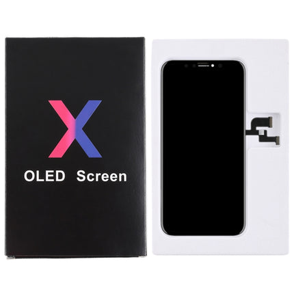 50 PCS Cardboard Packaging Black Box for iPhone X LCD Screen and Digitizer Full Assembly-garmade.com