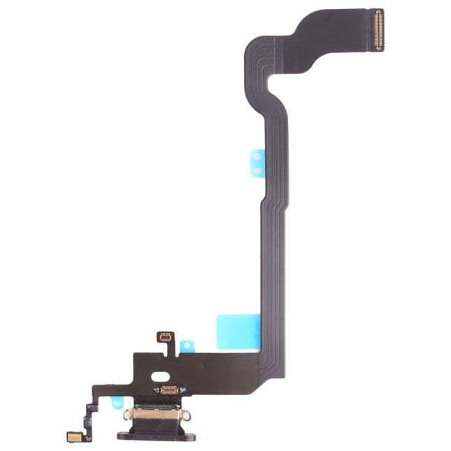 Original Charging Port Flex Cable for iPhone X (Black)-garmade.com