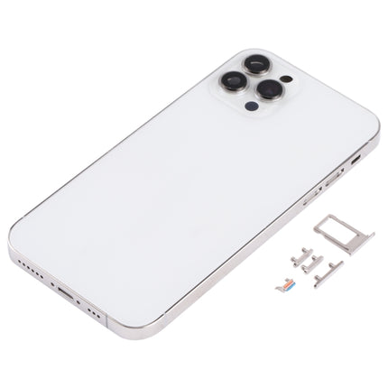 Back Housing Cover with Appearance Imitation of iP13 Pro for iPhone X(White)-garmade.com