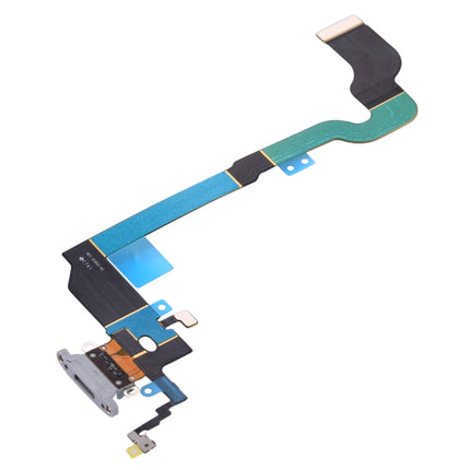 Charging Port Flex Cable for iPhone X (White)-garmade.com