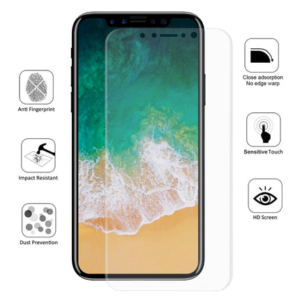 ENKAY Hat-Prince 0.1mm 3D Full Screen Protector Explosion-proof Hydrogel Film for iPhone X, TPU+TPE+PET Material-garmade.com
