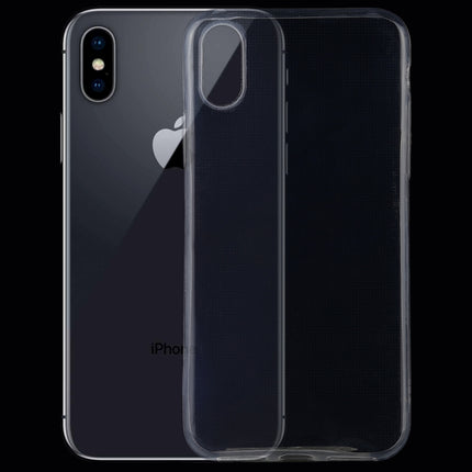 TPU Ultra-thin Transparent Case for iPhone X / XS(Transparent)-garmade.com