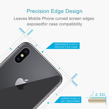 For iPhone X / XS Transparent Tempered Glass Back Screen Protector-garmade.com