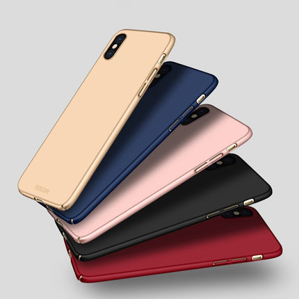 MOFI for iPhone X PC Ultra-thin Full Coverage Protective Back Cover Case(Red)-garmade.com