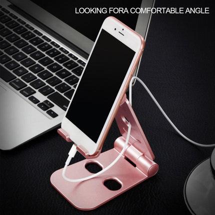 WQ-02 Foldable Creative Lazy Bracket Phone Holder (Pink)-garmade.com