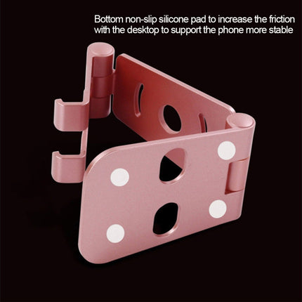 WQ-02 Foldable Creative Lazy Bracket Phone Holder (Pink)-garmade.com