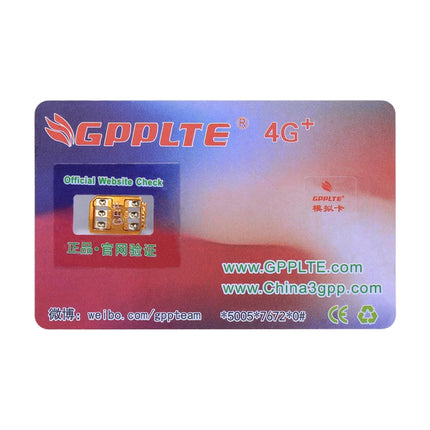 GPPLTE 4G+ PRO 3 Perfect Solution for Ultra Thin Smart Decodable Chip to Sim Card, For iPhone X / 8 & 8 Plus / 7 & 7 Plus / 6 & 6 Plus / 6s & 6s Plus / 5 & 5C & 5s-garmade.com