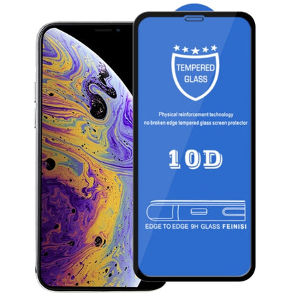 9H 10D Full Screen Tempered Glass Screen Protector for iPhone 11 Pro / XS / X-garmade.com
