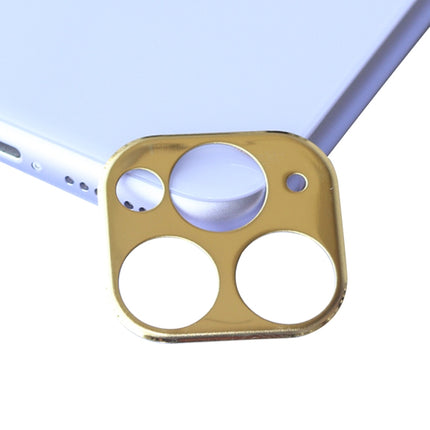 Aluminum Alloy Camera Lens Protector for iPhone 11 Pro / 11 Pro Max(Gold)-garmade.com