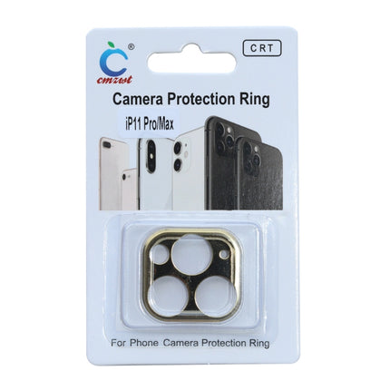 Aluminum Alloy Camera Lens Protector for iPhone 11 Pro / 11 Pro Max(Gold)-garmade.com