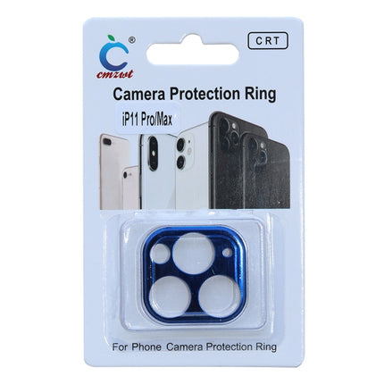 Aluminum Alloy Camera Lens Protector for iPhone 11 Pro / 11 Pro Max(Blue)-garmade.com