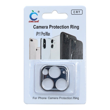 Aluminum Alloy Camera Lens Protector for iPhone 11 Pro / 11 Pro Max(Silver)-garmade.com