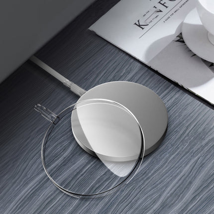 Transparent Round Plastic Protective Case for Magsafe Wireless Charger-garmade.com