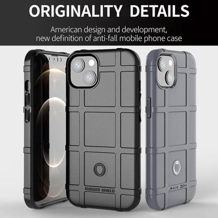 Rugged Shield Full Coverage Shockproof TPU Case for iPhone 13(Black)-garmade.com