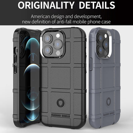 Rugged Shield Full Coverage Shockproof TPU Case for iPhone 13 Pro(Blue)-garmade.com