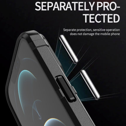 Rugged Shield Full Coverage Shockproof TPU Case for iPhone 13 Pro(Black)-garmade.com