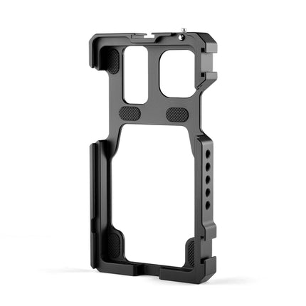 YELANGU C23 Video Camera Cage Stabilizer with PC Case for iPhone 11 Pro Max(Black)-garmade.com