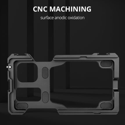 YELANGU C23 Video Camera Cage Stabilizer with PC Case for iPhone 11 Pro Max(Black)-garmade.com