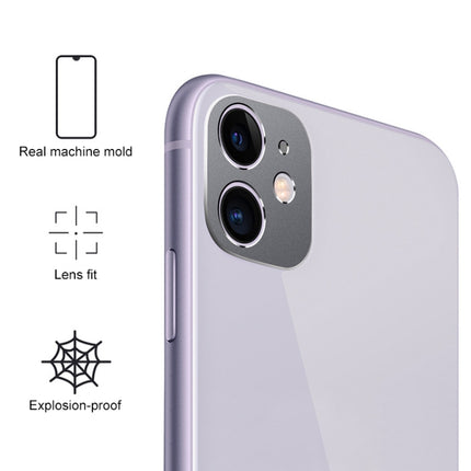 Rear Camera Lens Protection Ring Cover for iPhone 11 (Purple)-garmade.com