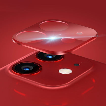For iPhone 11 TOTUDESIGN Armour Rear Camera Lens Protective Film (Red)-garmade.com