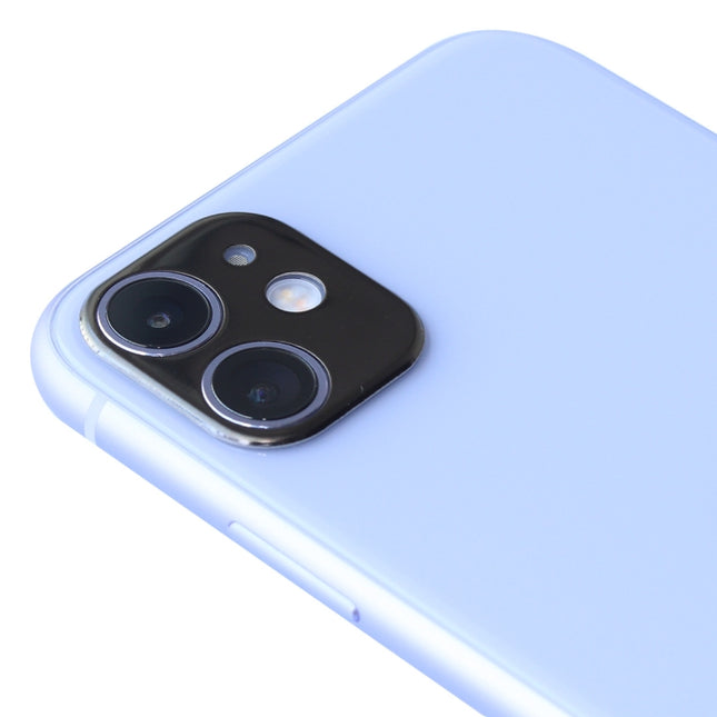 Aluminum Alloy Camera Lens Protector for iPhone 11(Black)-garmade.com