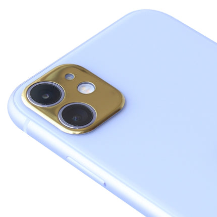 Aluminum Alloy Camera Lens Protector for iPhone 11(Gold)-garmade.com