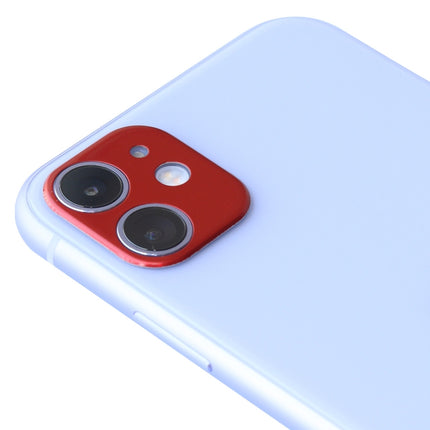 Aluminum Alloy Camera Lens Protector for iPhone 11(Red)-garmade.com